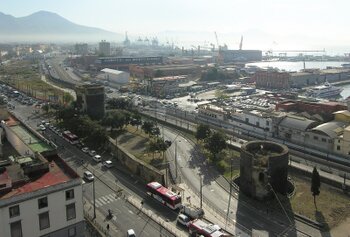 I resti del Castello da Palazzo Ottieri