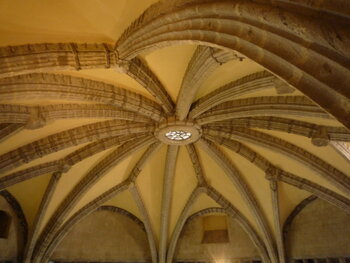 La volta a stella della Sala dei Baroni